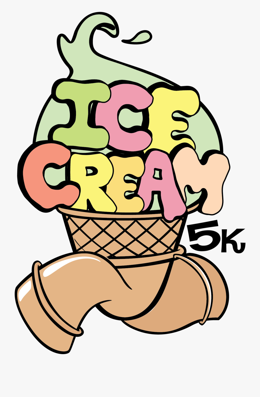Ice Cream 5k Cincinnati 2019, Transparent Clipart
