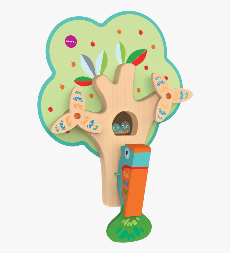 Vertiplay Wall Toy - Busy Woodpecker, Transparent Clipart
