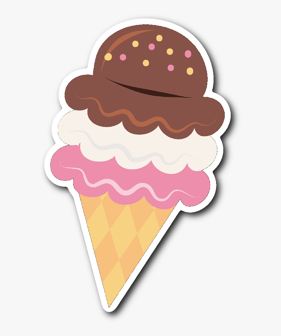 Ice Cream - Cartoon Ice Cream Cone Png, Transparent Clipart