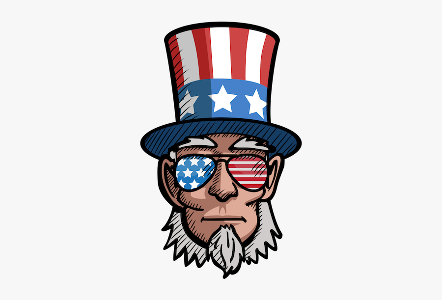 Portfolio - Uncle Sam Cartoon Png, Transparent Clipart
