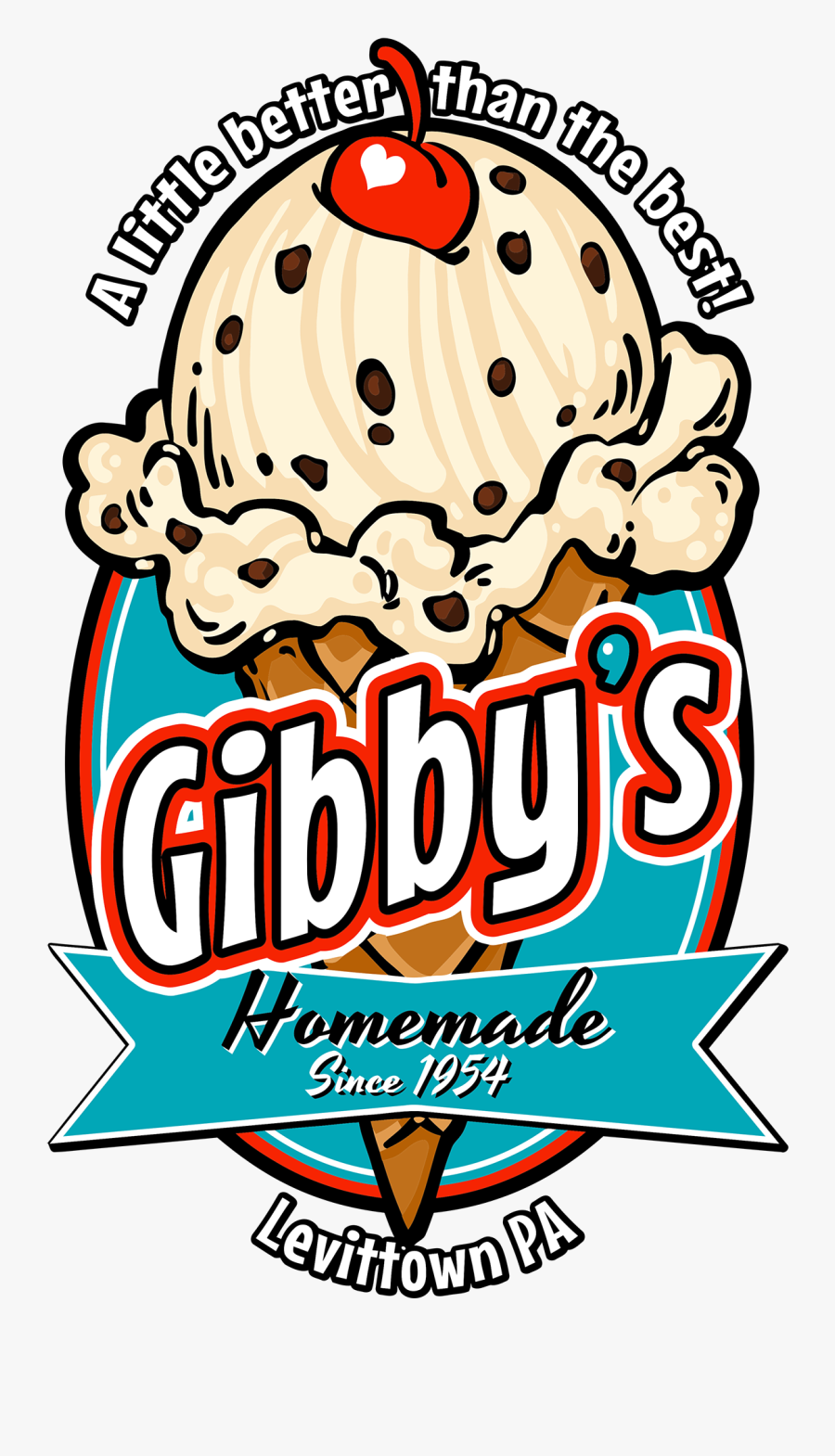 Ice Cream Shop Logo, Transparent Clipart