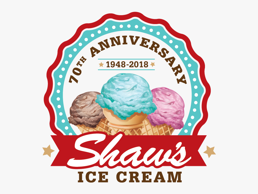 New 70th Anniversary Flavors - Ice Cream Anniversary, Transparent Clipart