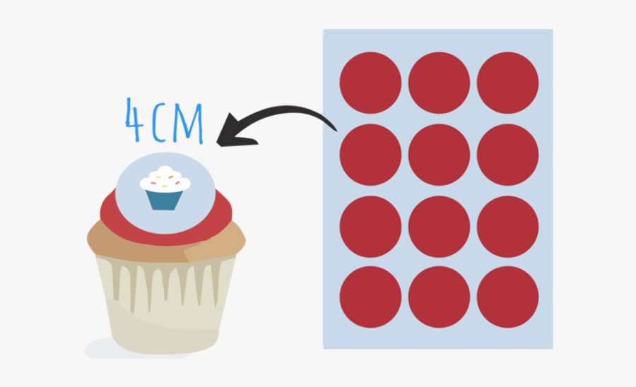 12 Icing Cupcake Toppers - Pizza Cupcake Toppers, Transparent Clipart