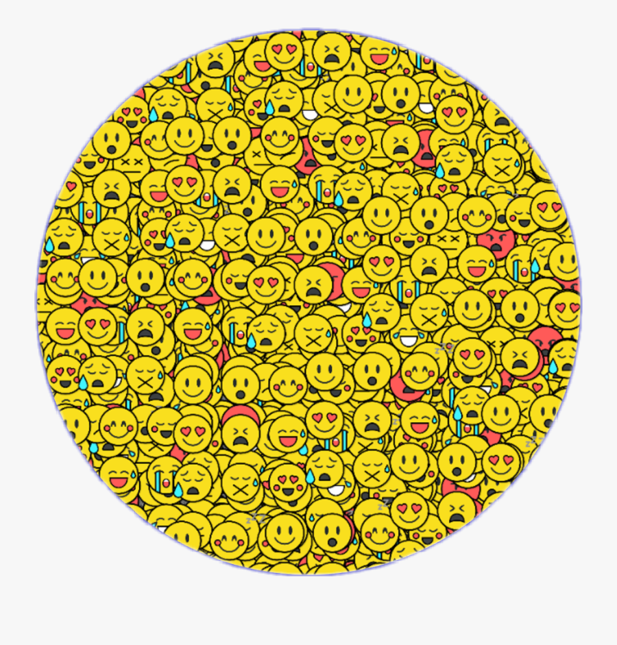 #emojicrowd #crowd #crowdemoji #circle #glitter #glitch - Circle, Transparent Clipart