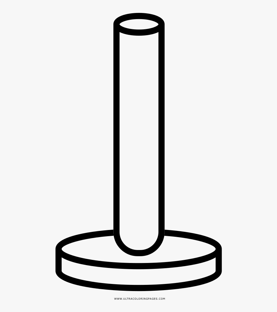 Test Tube Coloring Page, Transparent Clipart