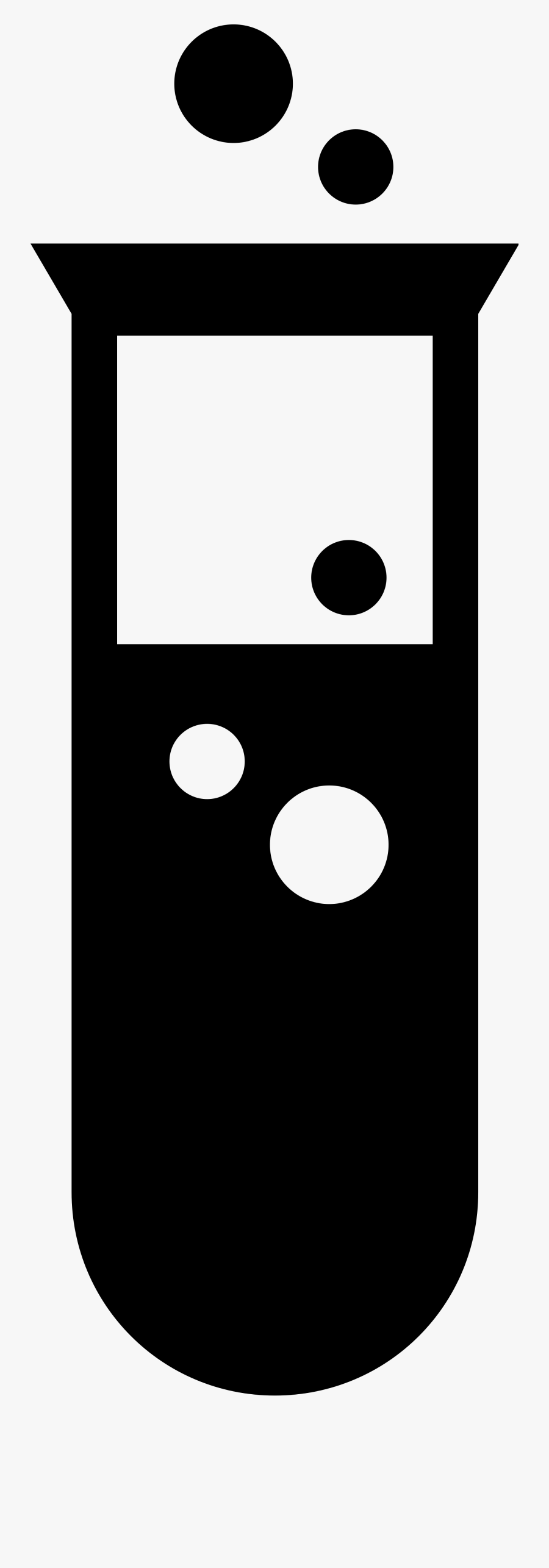 Test Clipart Svg - Test Tube Clipart Black, Transparent Clipart