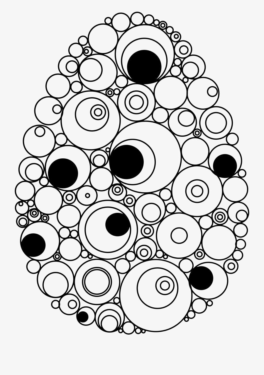 Abstract Easter Egg Clip Arts, Transparent Clipart
