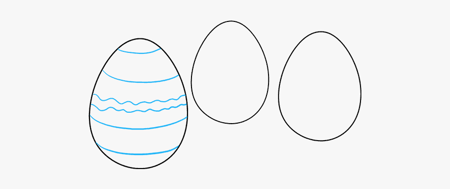 Clip Art How To Draw Eggs - Draw Eggs, Transparent Clipart