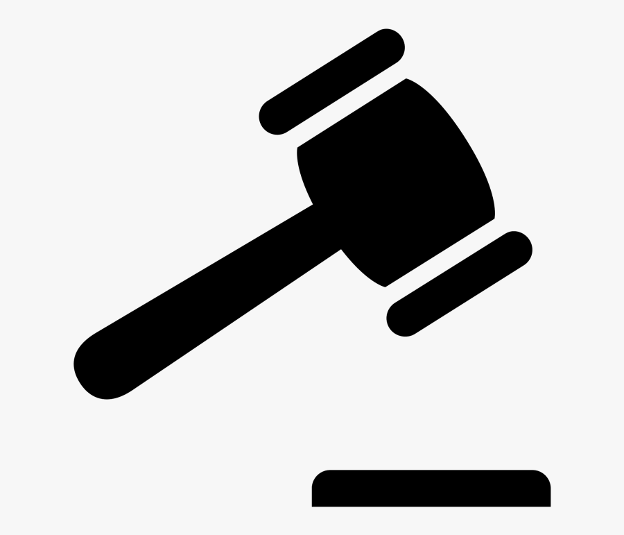 Judge Icon Png - Law Icon Black, Transparent Clipart