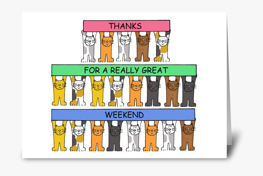 Thanks For A Great Weekend - Happy Retirement Card From All Of Us, Transparent Clipart