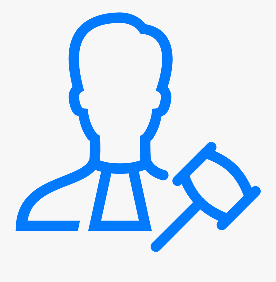 Transparent Gavel Silhouette Png - Edit User Ico, Transparent Clipart
