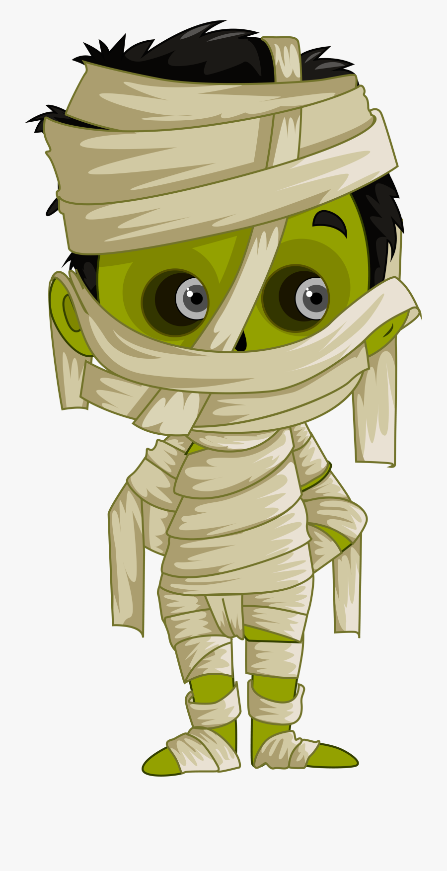 Cute Halloween Mummy Svg Library - Momia Png , Free Transparent Clipart