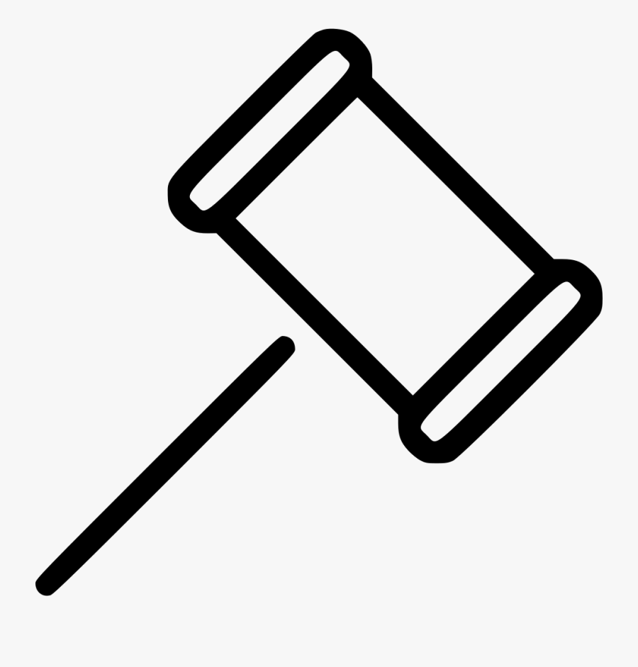 Gavel Hammer Law Judge Court - Medical Malpractice Icon, Transparent Clipart
