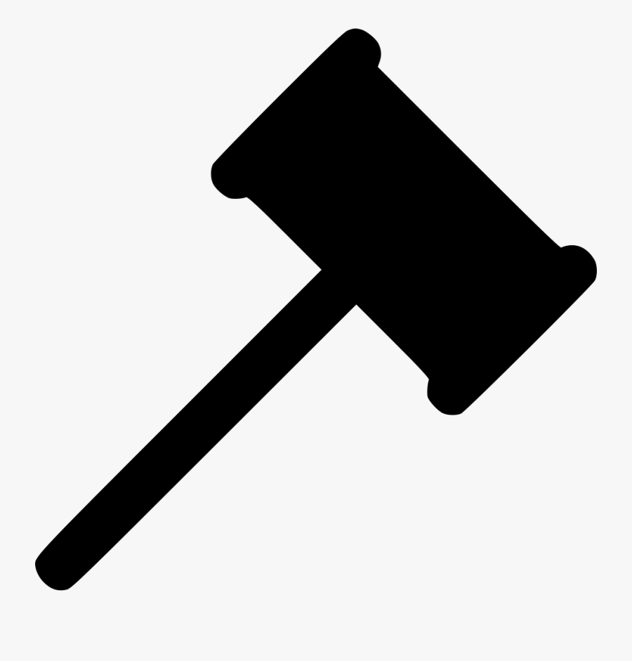 Court Hammer Judge Law - Transparent Background Judge Gavel Icon, Transparent Clipart