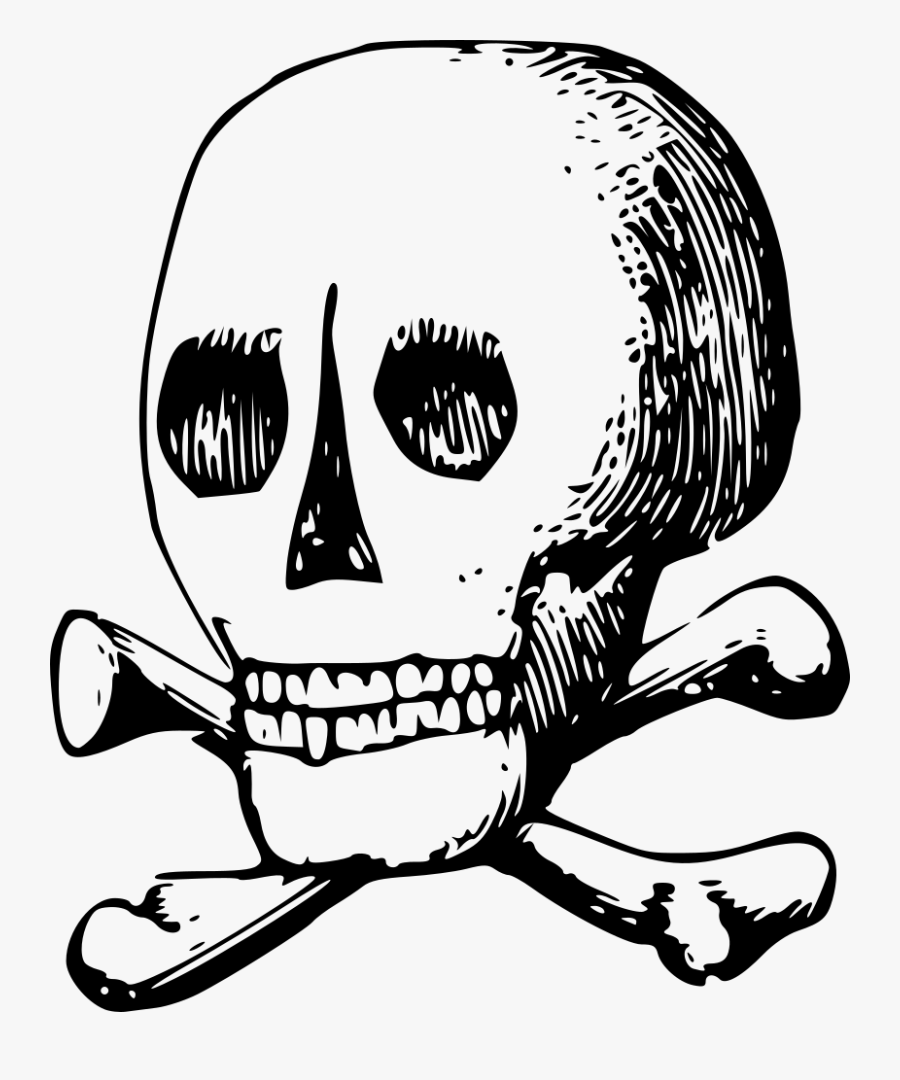 Skull And Bones - Kankal Tattoo, Transparent Clipart