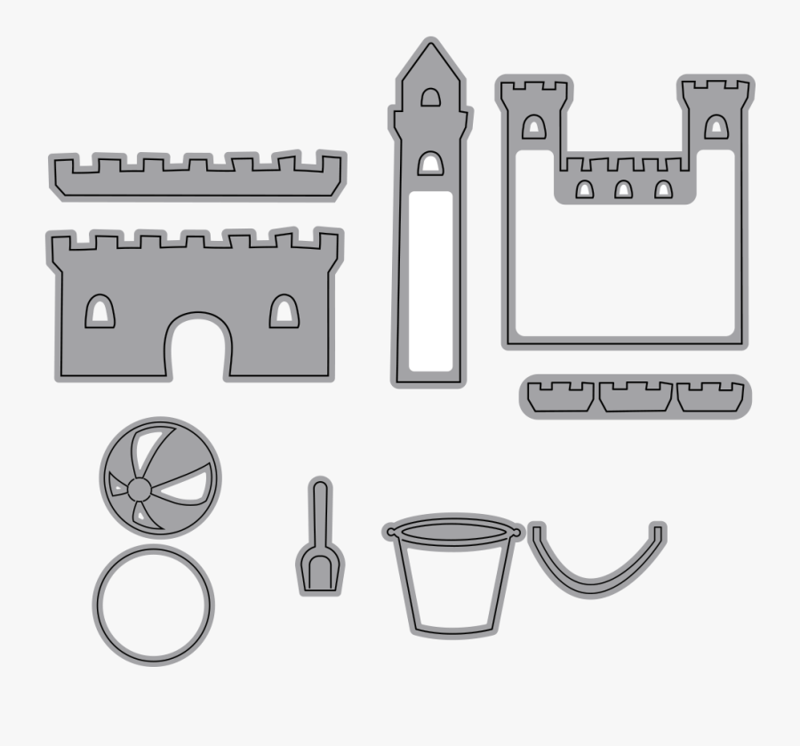Sand Castle, Transparent Clipart