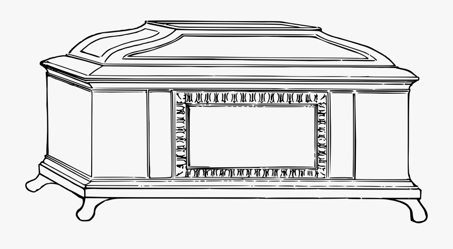 Transparent Casket Clipart - Desk, Transparent Clipart