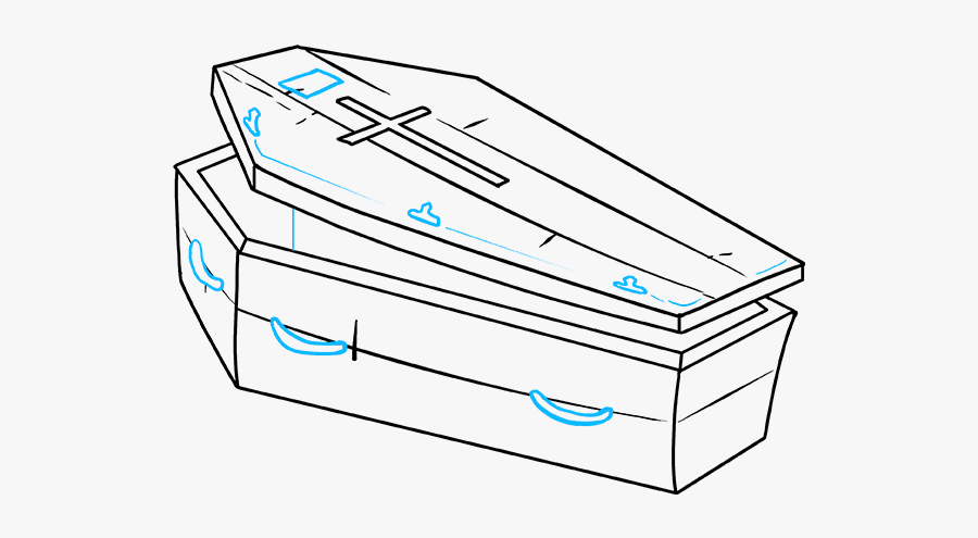 How To Draw Coffin - Easy To Draw Coffin, Transparent Clipart