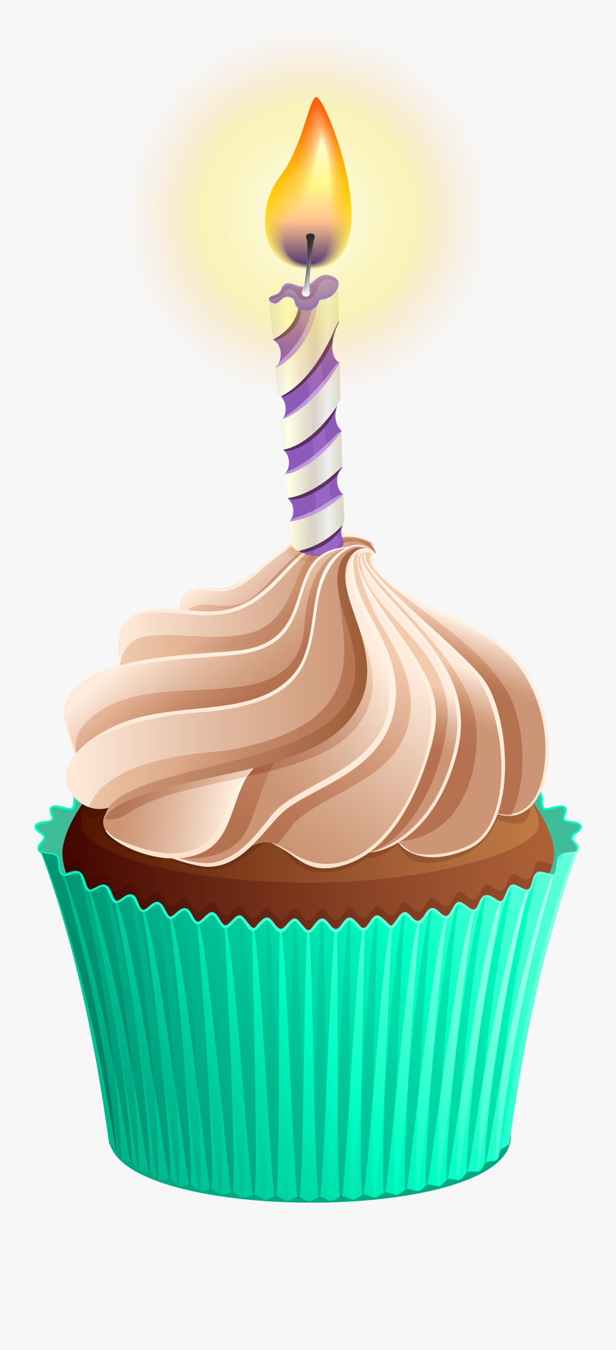 Png Clip Art Image - Transparent Background Birthday Cupcake Clipart, Transparent Clipart