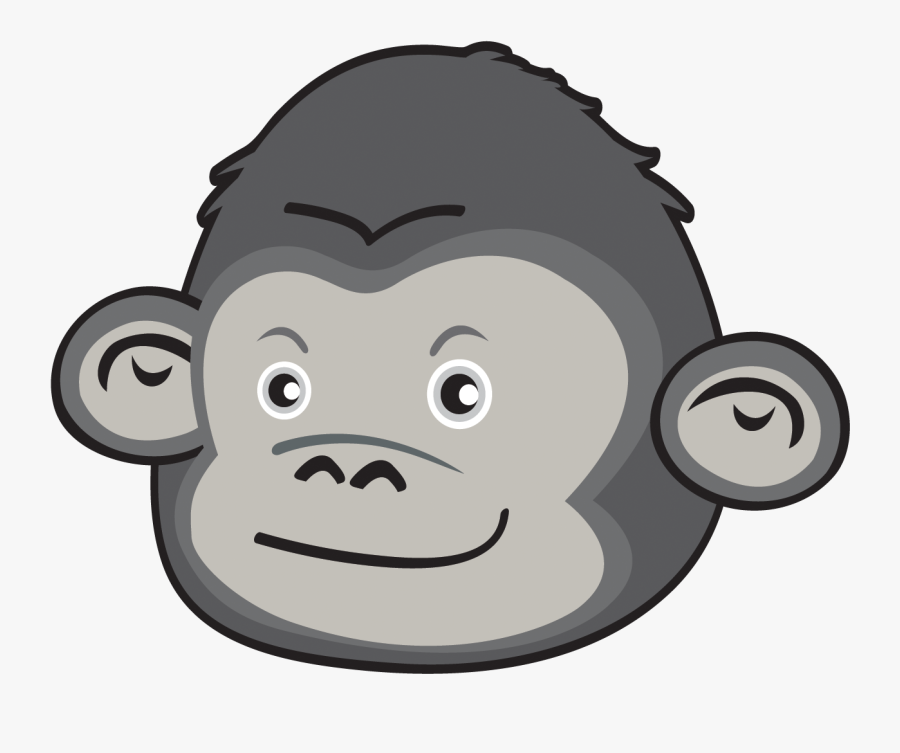 Brain Clipart Advanced Mathematics - Eastern Gorilla Cartoon, Transparent Clipart
