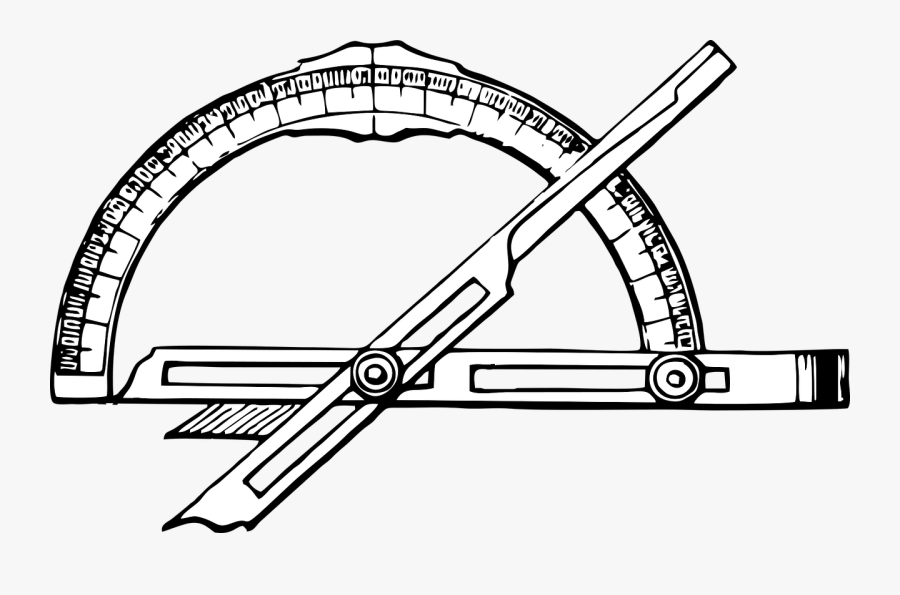 Protractor Math Angle Map Measure Mathematics Busur Derajat