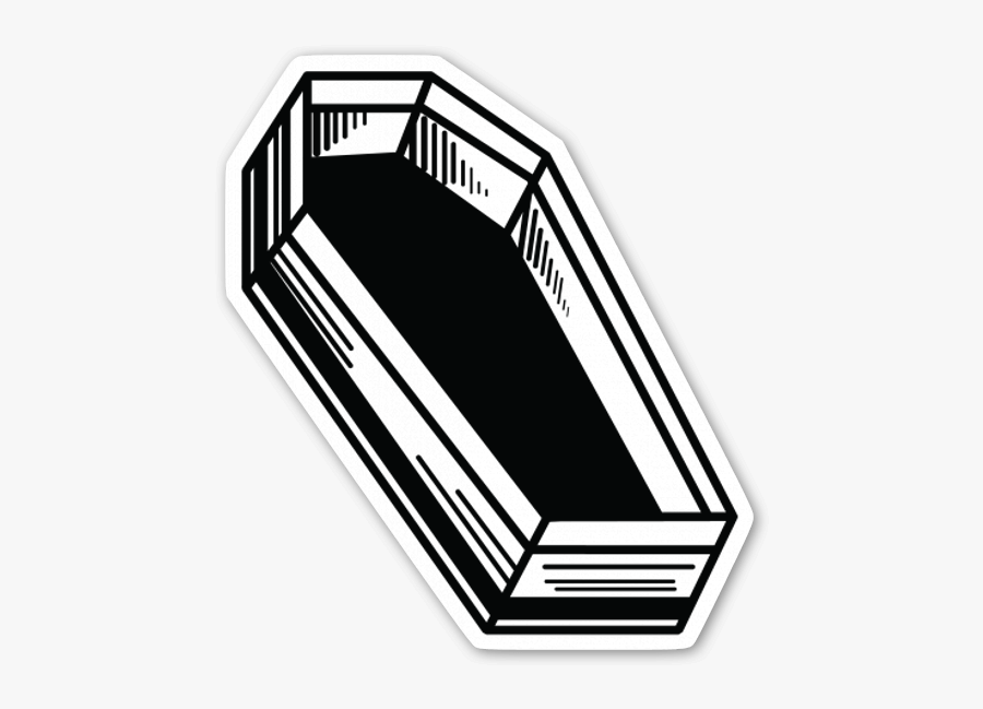 Coffin Sticker, Transparent Clipart