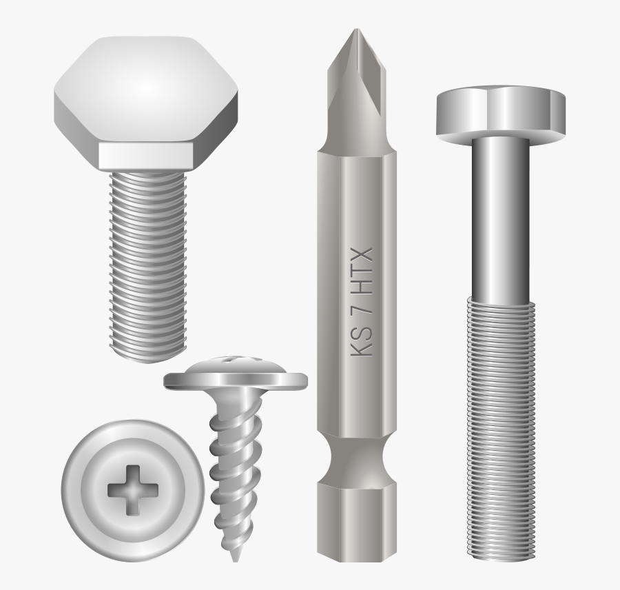 Screw, Atsuktuvas - Clases De Tornillos Y Sus Usos, Transparent Clipart