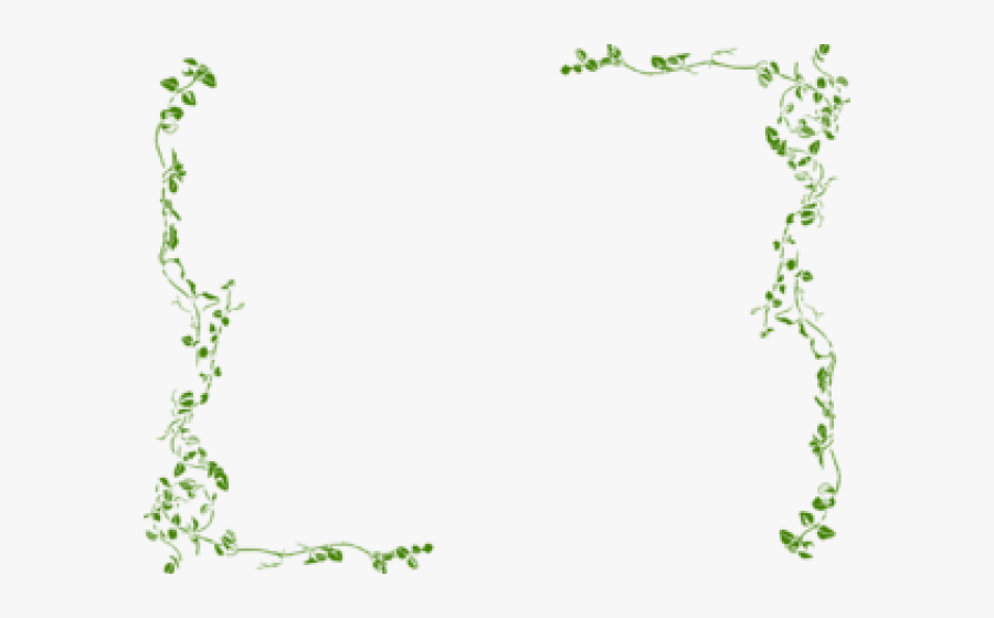 Vine Clipart Olive Vine Border Black And White , Free Transparent