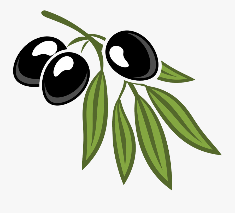 Olive Leaf Cartoon Royalty-free - Cartoon Image Of Olives, Transparent Clipart
