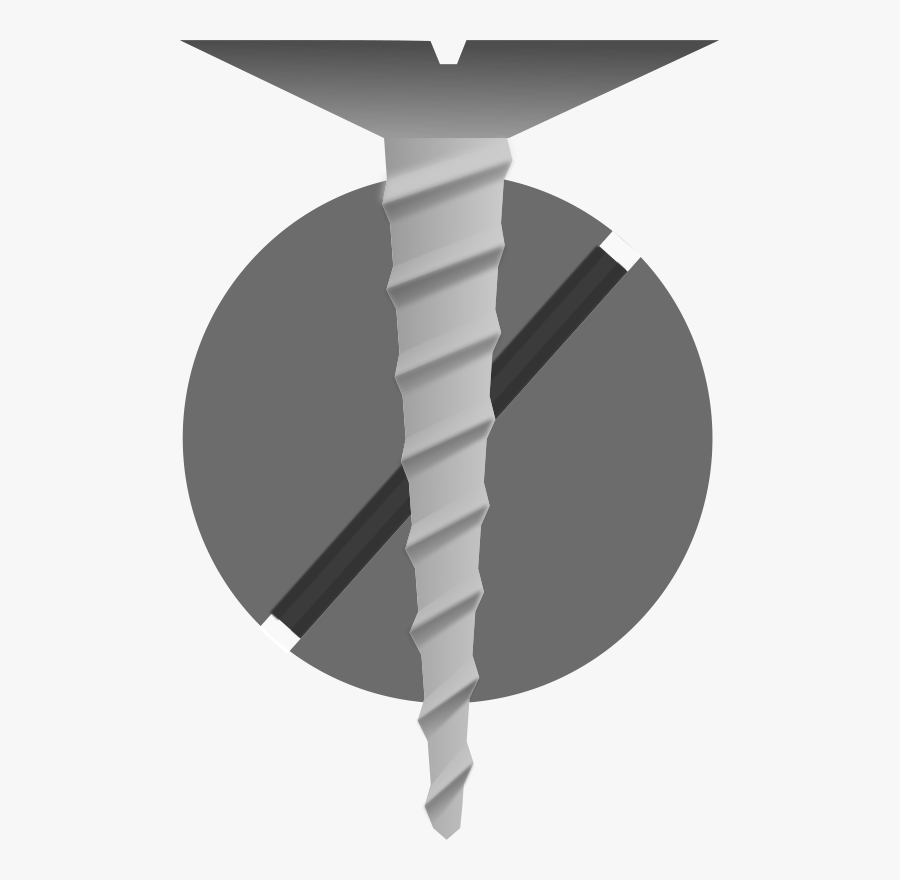 Screw - Cross, Transparent Clipart
