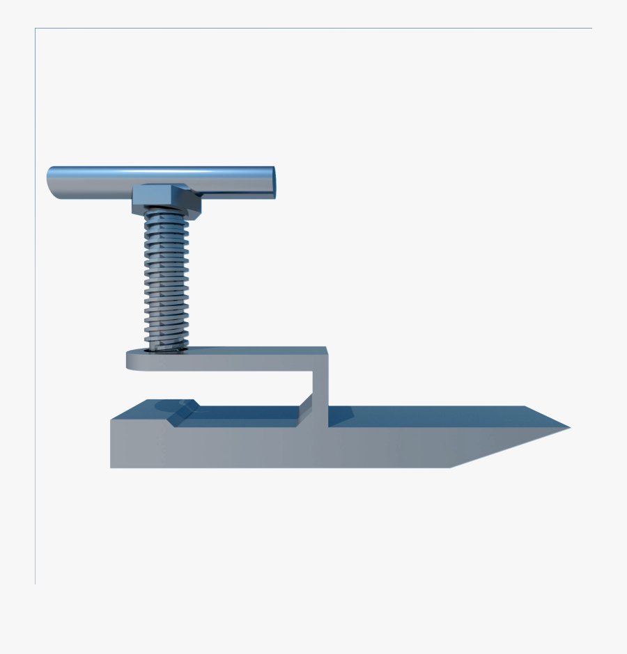 It Is A Metal Clamp With A Tightening Screw Attached - C-clamp, Transparent Clipart