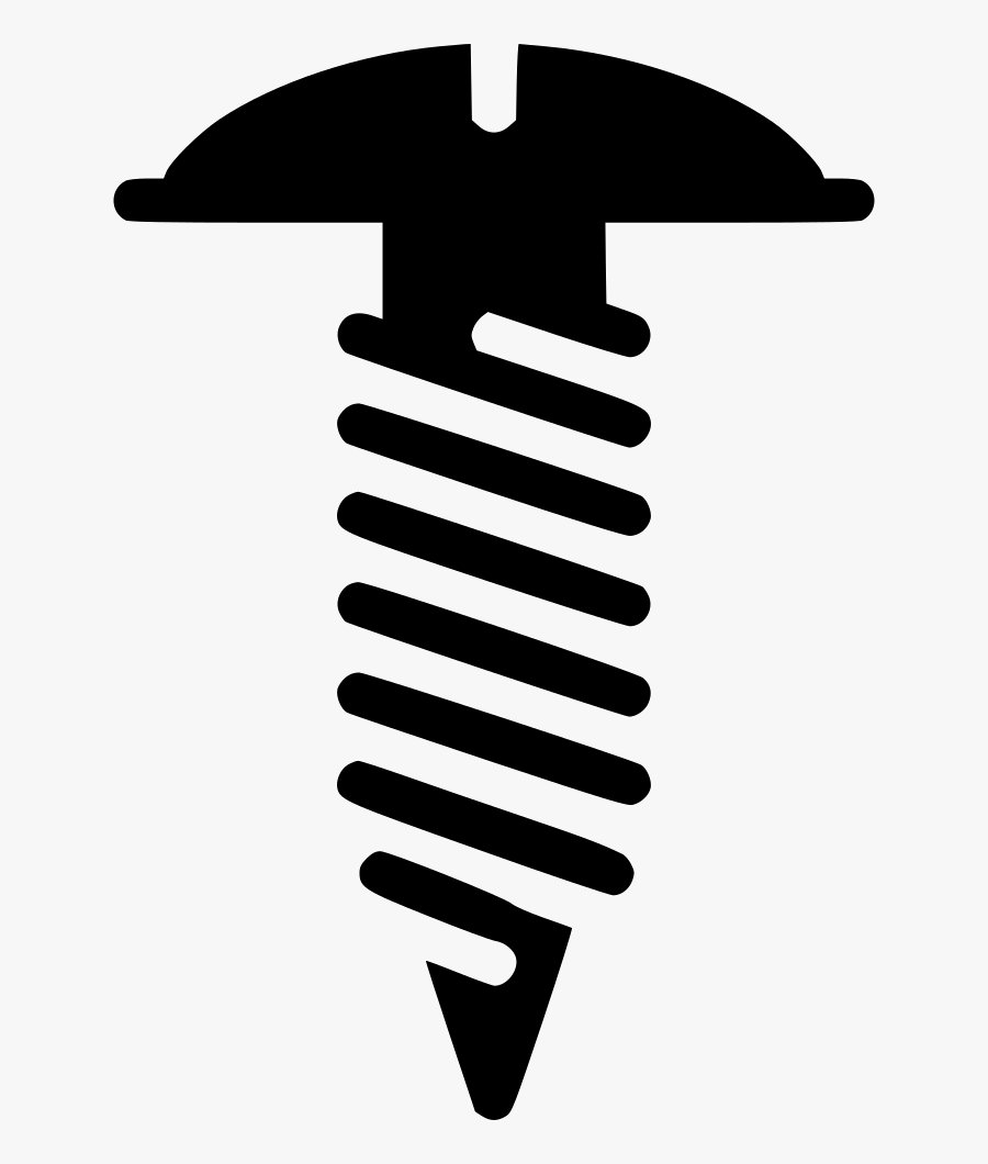 Screw - Illustration, Transparent Clipart