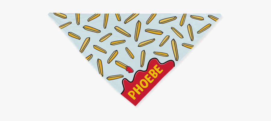 Ketchup & Fries Bandana, Transparent Clipart