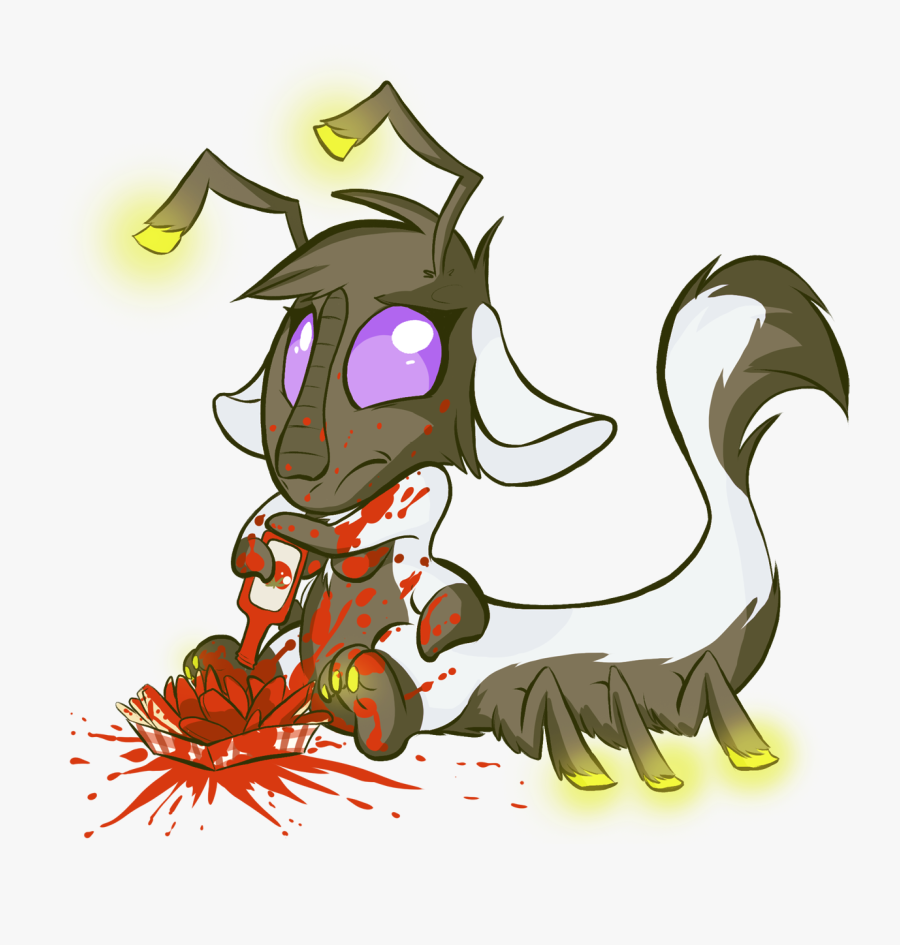 Sad Bug In Ketchup - Cartoon, Transparent Clipart