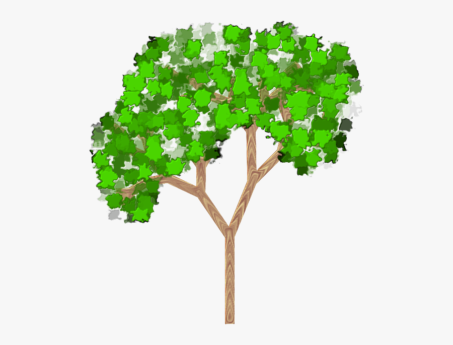 Clipart - Pear Tree - Pear Tree With Fruit Clip Art, Transparent Clipart