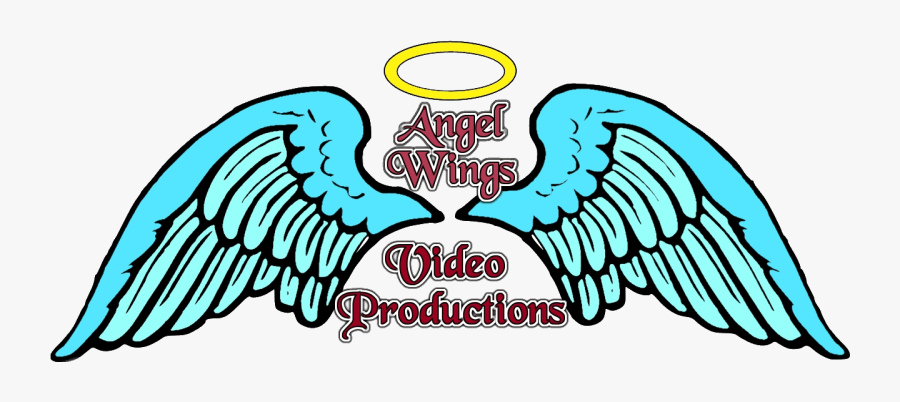 Angel Wings Video Productions - Angel Wings Clipart Black And White, Transparent Clipart