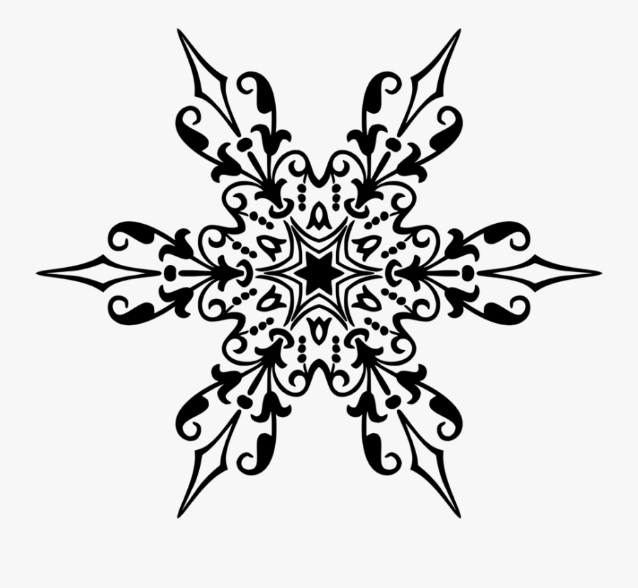 Symmetry,monochrome Photography,petal - Badik Bugis Png, Transparent Clipart