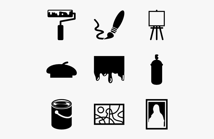 Art - Art Icon Vector Png, Transparent Clipart