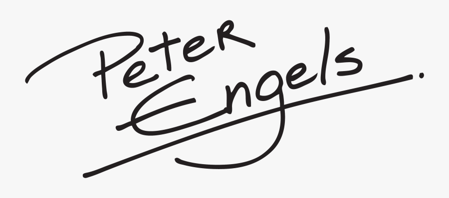 Peter Engels Logo - Calligraphy, Transparent Clipart