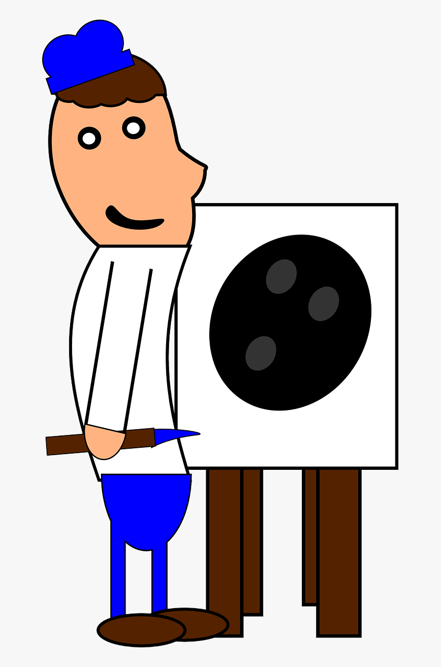 Painter Artist Painting Free Picture - Artist, Transparent Clipart