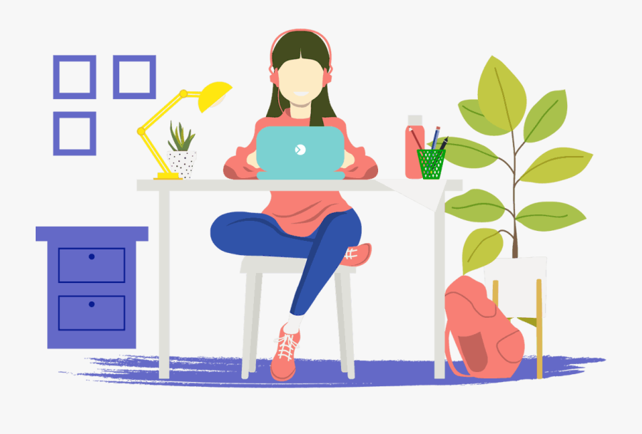 Student Hero - Cartoon, Transparent Clipart