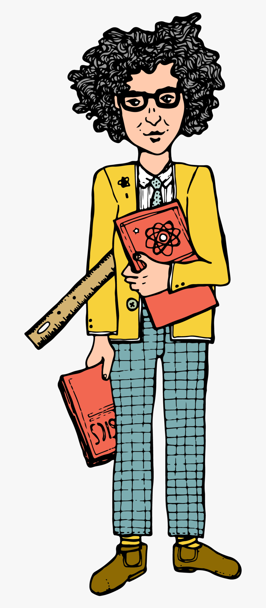 Tutoring-figure - Cartoon, Transparent Clipart