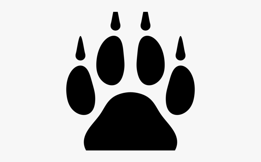 Wolf Paw Print Png, Transparent Clipart