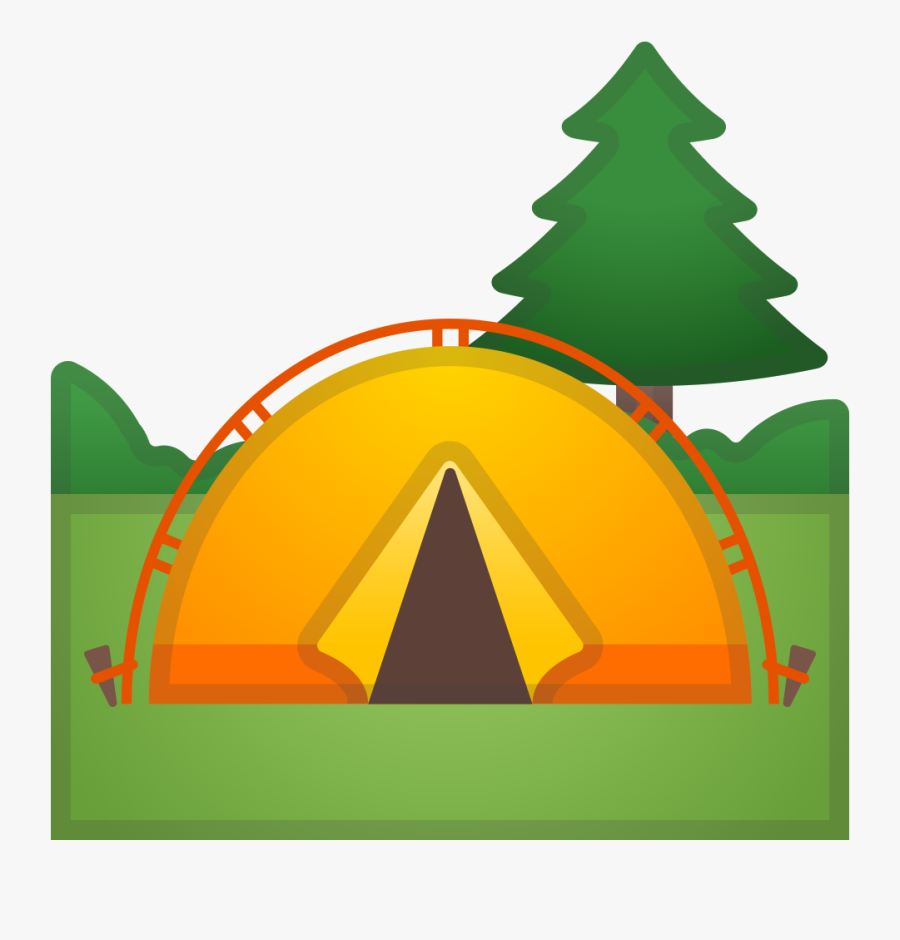 Green,clip Art,christmas Tree,graphics,pine Family,fir - Camping Tent Emoji, Transparent Clipart