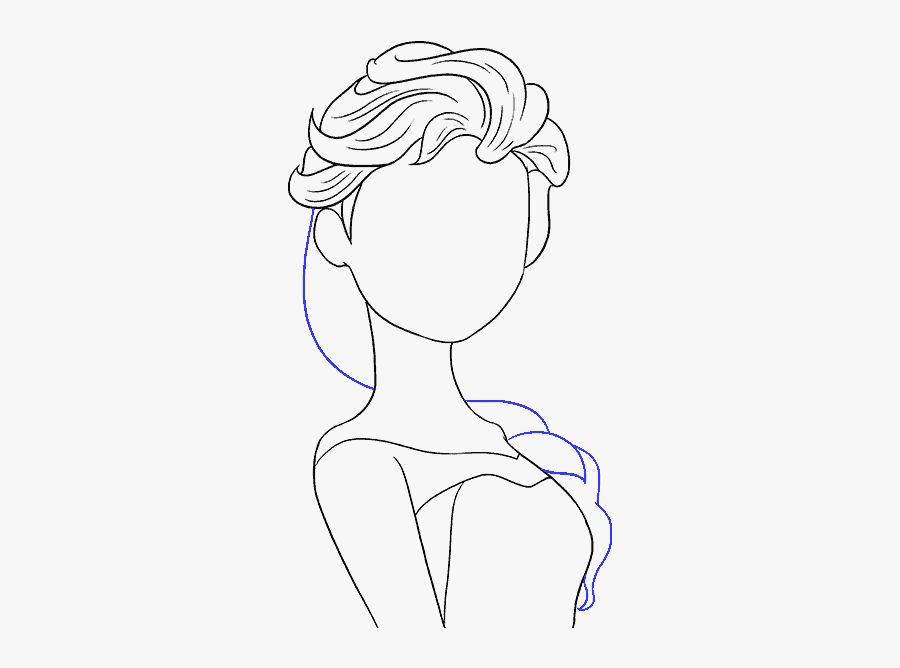 How To Draw Elsa From Frozen - Draw Elsa, Transparent Clipart