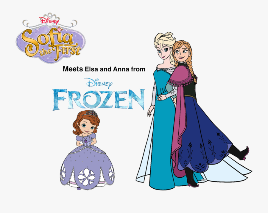 Transparent Sophia The First Png - Anna Elsa Frozen, Transparent Clipart