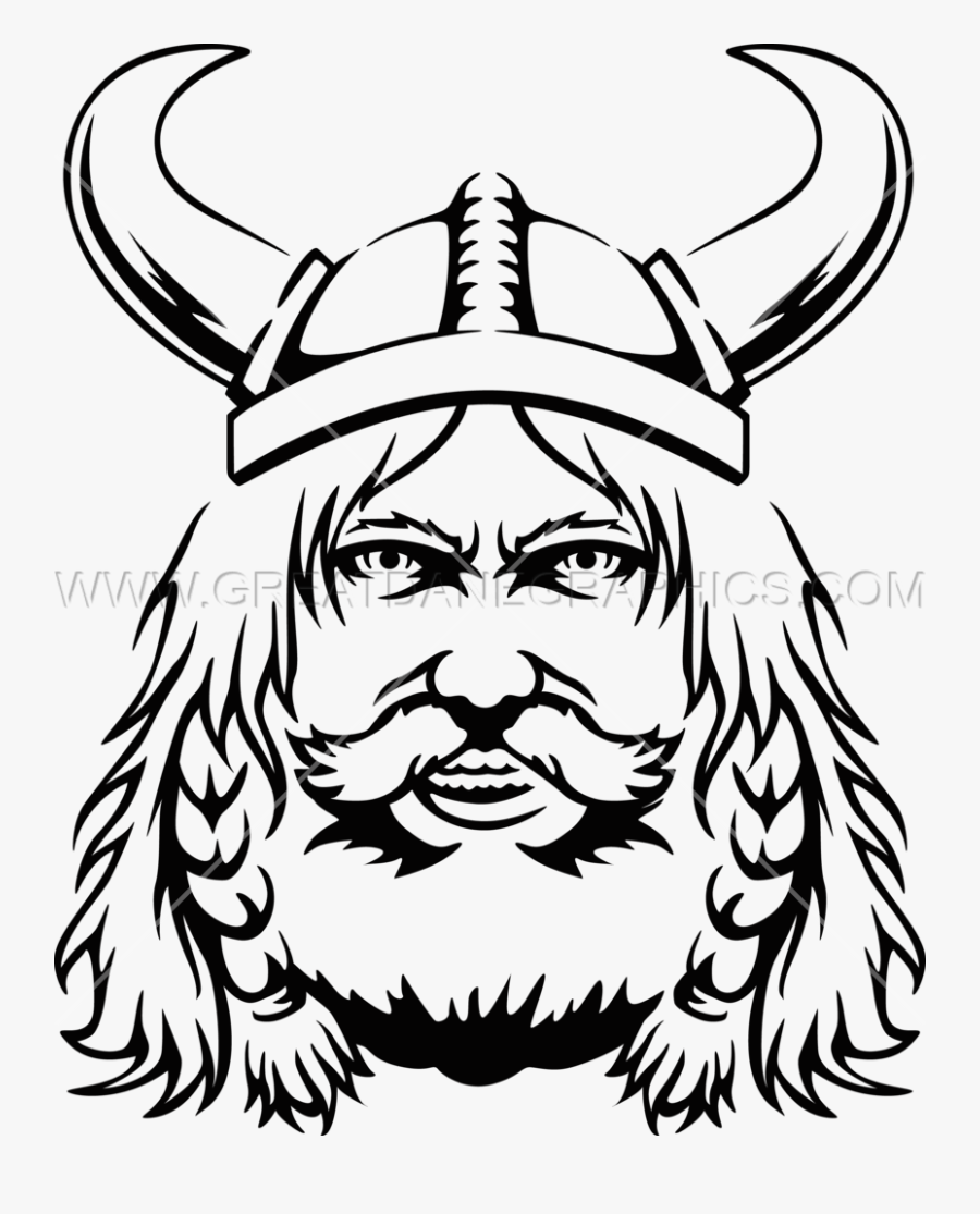 Drawn Viking Viking Line - Drawing Viking, Transparent Clipart