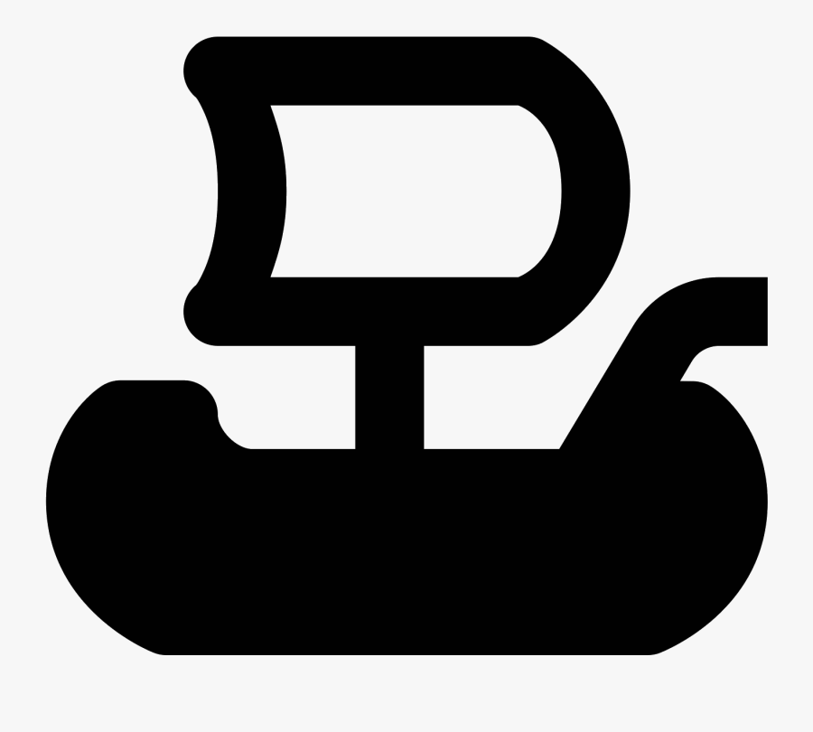 Viking Ship Icon, Transparent Clipart