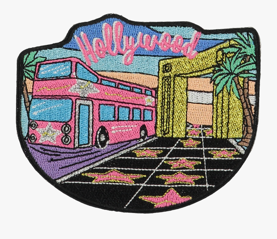 Hollywood Sticker Patch - Illustration, Transparent Clipart