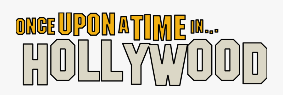 Once Upon A Time In Hollywood Logo Contour, Transparent Clipart
